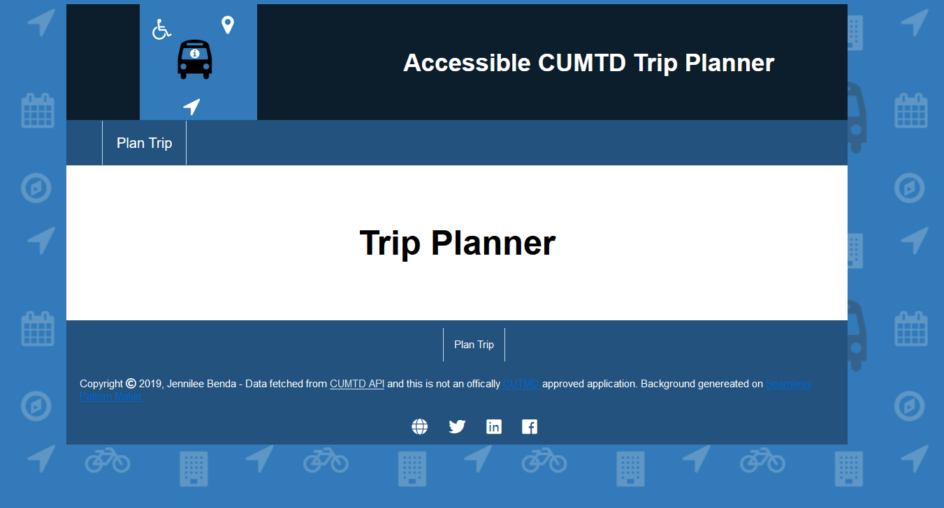 CUMTD Accessible Trip Planner: Work in Progress