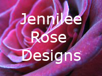 cropped closeup of a rose with Jennilee Rose Designs text over it.